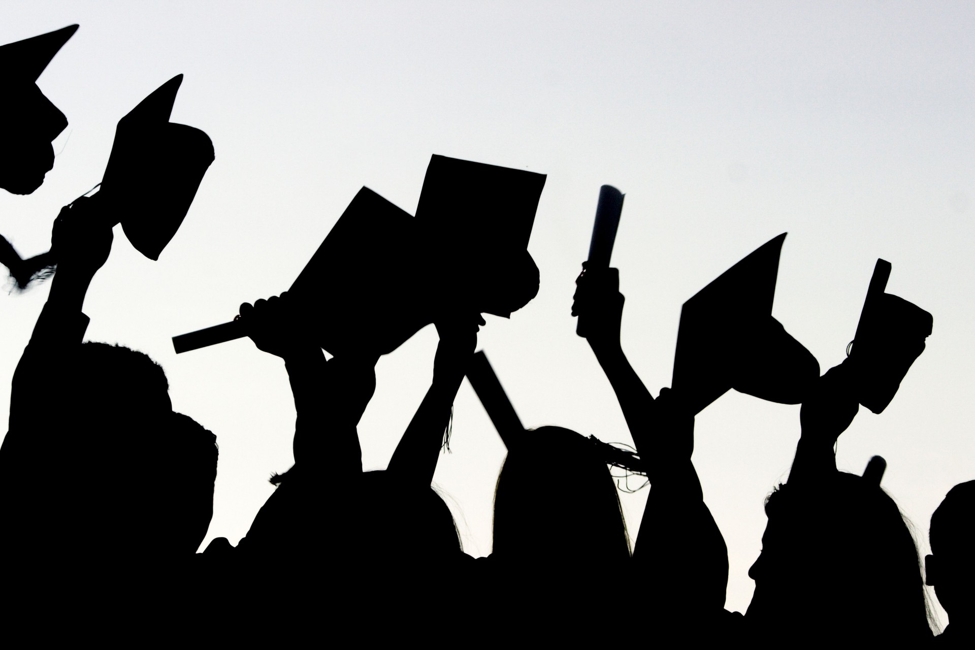University Graduation Silhouette